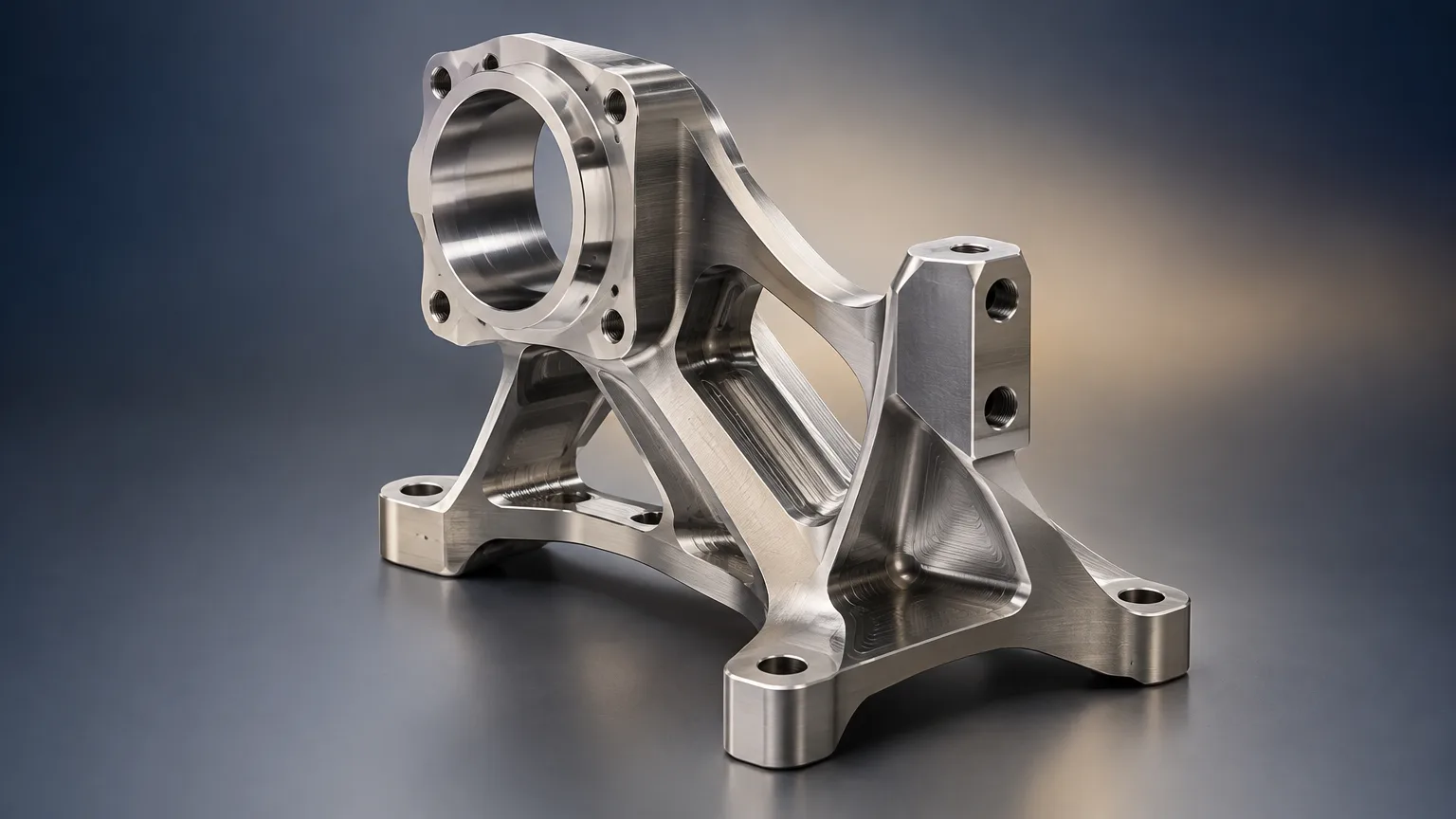 Machined aerospace components and castings staged for dimensional inspection