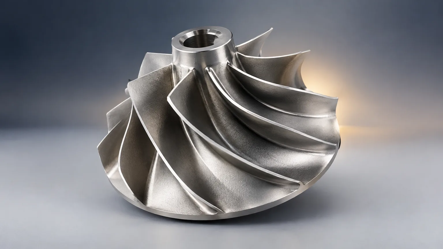 Investment casting process showing ceramic shell and near-net-shape metal parts
