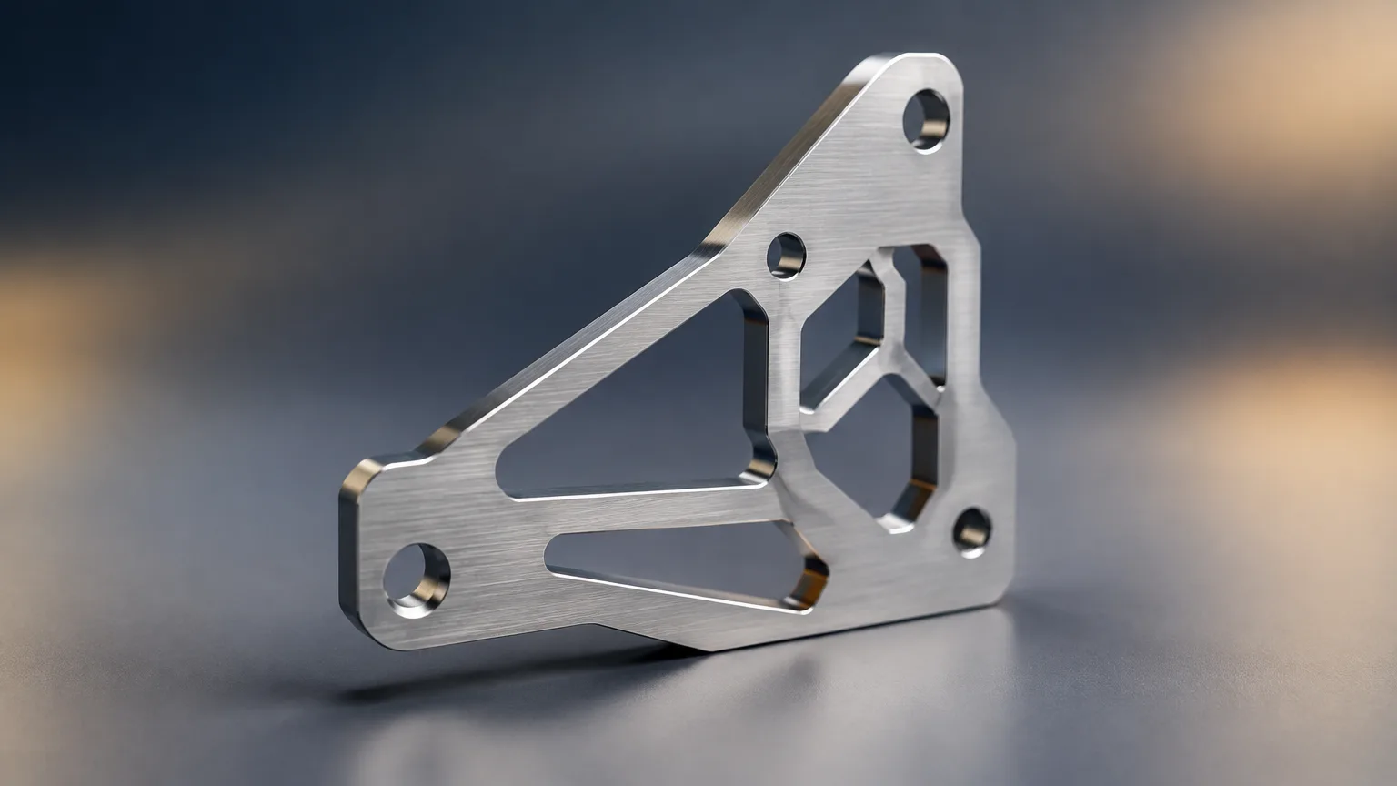 Fiber laser cutting head cutting a flat metal sheet on a CNC bed